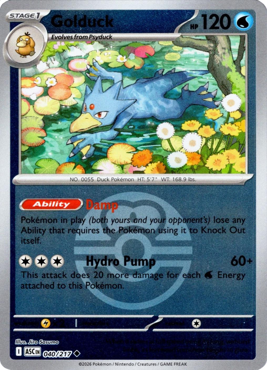 Ascended Heroes Golduck [Ball] Pokémon card